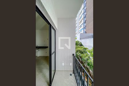 Varanda da Sala de kitnet/studio à venda com 1 quarto, 41m² em Quarta Parada, São Paulo