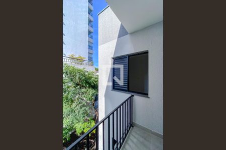 Varanda da Sala de kitnet/studio à venda com 1 quarto, 41m² em Quarta Parada, São Paulo