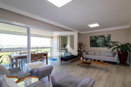 Sala de apartamento à venda com 3 quartos, 137m² em Parque dos Pomares, Campinas