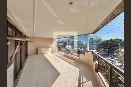 Varanda de apartamento à venda com 3 quartos, 117m² em Recreio dos Bandeirantes, Rio de Janeiro