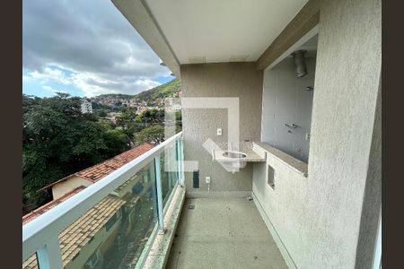 Varanda da Sala de apartamento para alugar com 3 quartos, 72m² em Campinho, Rio de Janeiro