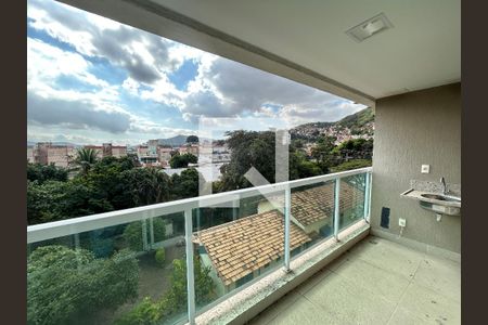 Varanda da Sala de apartamento para alugar com 3 quartos, 72m² em Campinho, Rio de Janeiro