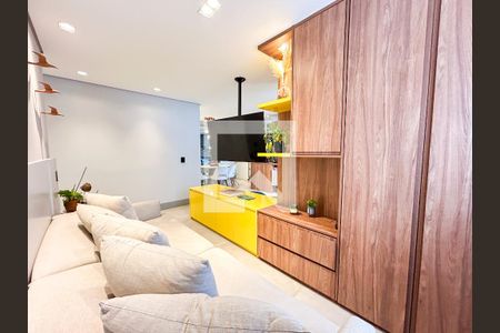 Sala de apartamento à venda com 2 quartos, 84m² em Santo Amaro, São Paulo