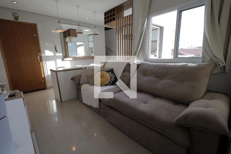 Sala de apartamento à venda com 2 quartos, 100m² em Parque Industriario, Santo André