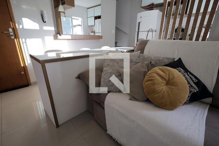 Sala de apartamento à venda com 2 quartos, 100m² em Parque Industriario, Santo André