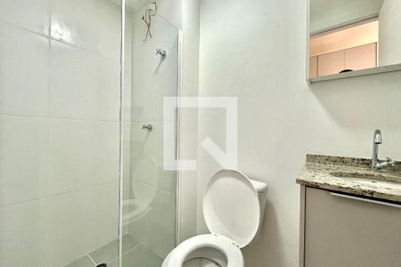 Banheiro de kitnet/studio para alugar com 1 quarto, 28m² em Vila da Saúde, São Paulo