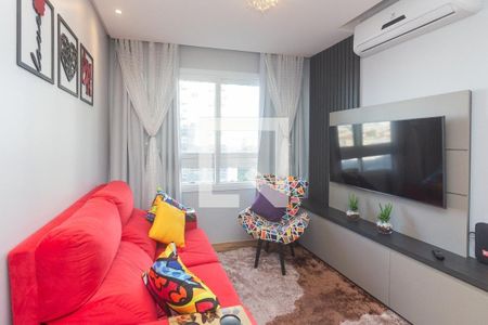 Sala de apartamento à venda com 2 quartos, 57m² em São Sebastião, Porto Alegre