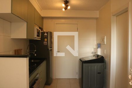 Sala/Cozinha de apartamento à venda com 1 quarto, 27m² em Barra Funda, São Paulo