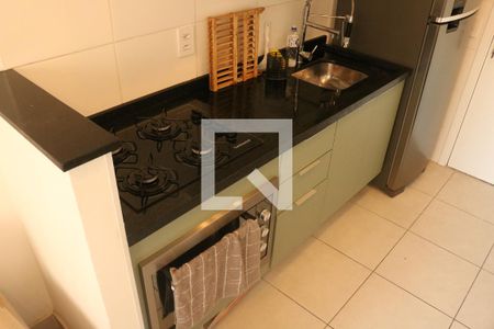 Sala/Cozinha de apartamento à venda com 1 quarto, 27m² em Barra Funda, São Paulo