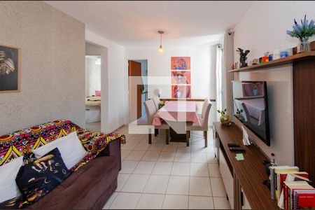 Sala de apartamento para alugar com 2 quartos, 54m² em Buritis, Belo Horizonte