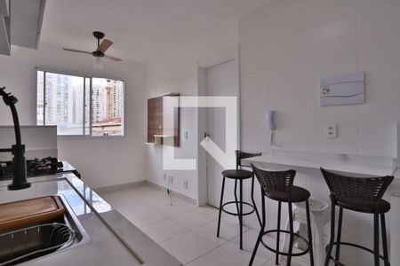 Sala/Cozinha de apartamento à venda com 1 quarto, 28m² em Brás, São Paulo
