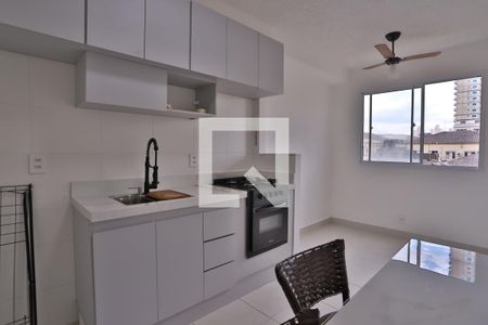 Sala/Cozinha de apartamento à venda com 1 quarto, 28m² em Brás, São Paulo