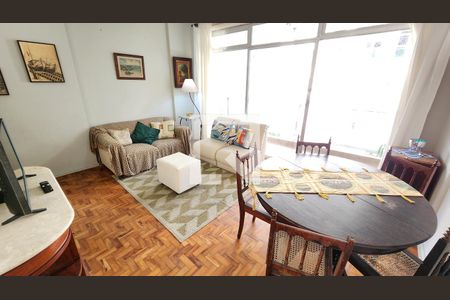 Sala de apartamento para alugar com 2 quartos, 112m² em Gonzaga, Santos