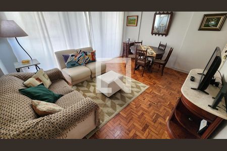 Sala de apartamento para alugar com 2 quartos, 112m² em Gonzaga, Santos