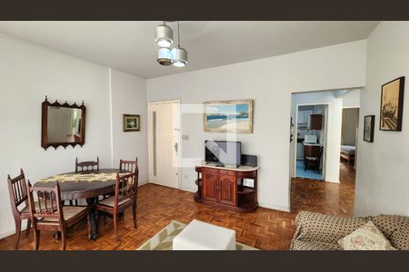 Sala de apartamento para alugar com 2 quartos, 112m² em Gonzaga, Santos