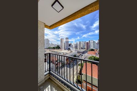 Varanda da Sala de apartamento à venda com 2 quartos, 39m² em Vila Regente Feijó, São Paulo