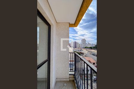 Varanda da Sala de apartamento à venda com 2 quartos, 39m² em Vila Regente Feijó, São Paulo