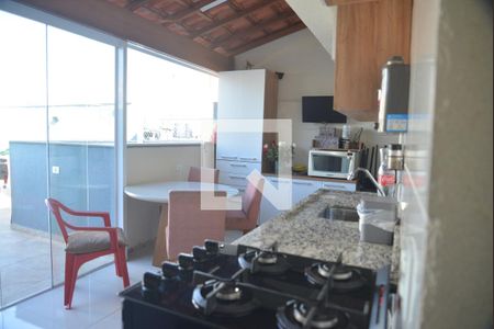 Cozinha de apartamento à venda com 2 quartos, 92m² em Parque das Nações, Santo André
