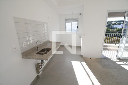 Sala/Cozinha de apartamento à venda com 1 quarto, 53m² em Nova Campinas, Campinas