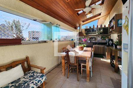 Varanda Gourmet de apartamento à venda com 3 quartos, 156m² em Jardim Nova Petropolis, São Bernardo do Campo