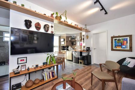Sala de apartamento à venda com 2 quartos, 75m² em Vila Suzana, São Paulo