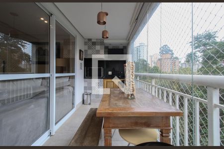 Varanda Sala de apartamento à venda com 3 quartos, 125m² em Jardim Ampliacao, São Paulo