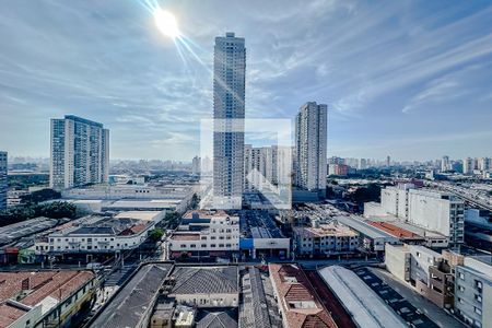 Vista da Suíte de apartamento à venda com 1 quarto, 24m² em Brás, São Paulo