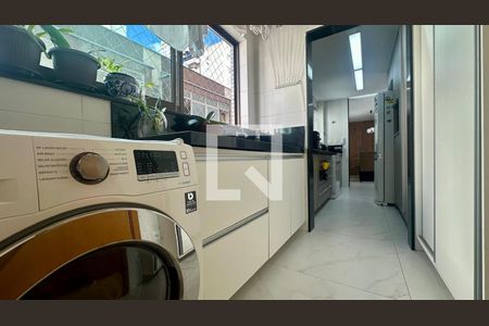 Área de serviço de apartamento à venda com 4 quartos, 130m² em Gutierrez, Belo Horizonte