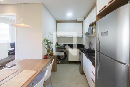 Cozinha de apartamento para alugar com 2 quartos, 35m² em Jardim Promissao, São Paulo