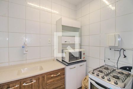 Cozinha de kitnet/studio à venda com 1 quarto, 29m² em Independência, Porto Alegre