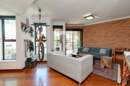 Sala de apartamento à venda com 3 quartos, 140m² em Brooklin, São Paulo