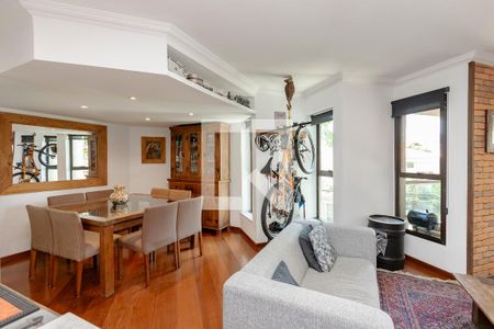 Sala de apartamento à venda com 3 quartos, 140m² em Brooklin, São Paulo