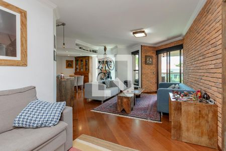 Sala de apartamento à venda com 3 quartos, 140m² em Brooklin, São Paulo