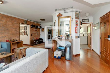 Sala de apartamento à venda com 3 quartos, 140m² em Brooklin, São Paulo