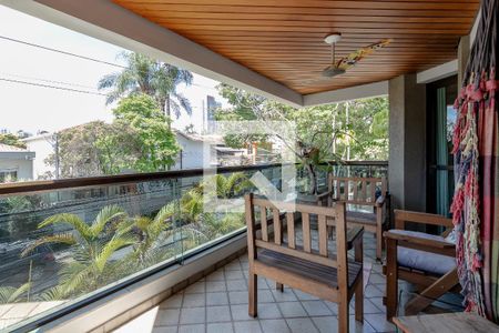 Varanda da Sala de apartamento à venda com 3 quartos, 140m² em Brooklin, São Paulo