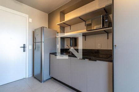 Cozinha de apartamento para alugar com 1 quarto, 26m² em Vila Olímpia, São Paulo
