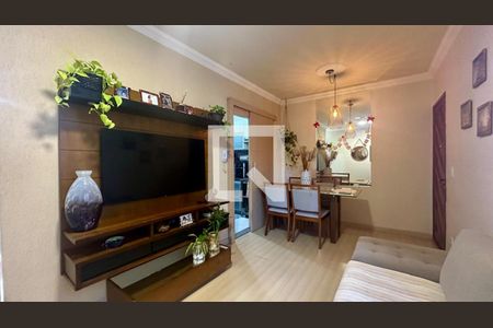 Sala de apartamento à venda com 3 quartos, 65m² em Santa Branca, Belo Horizonte