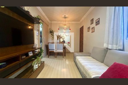 Sala de apartamento à venda com 3 quartos, 65m² em Santa Branca, Belo Horizonte