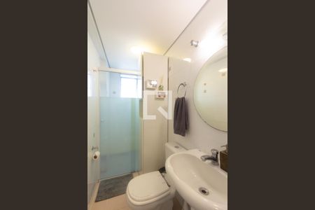 Banheiro da Suíte de apartamento para alugar com 1 quarto, 55m² em Indianópolis, São Paulo