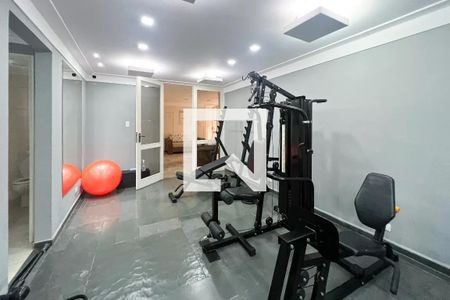 Área comum - Academia de apartamento para alugar com 1 quarto, 55m² em Indianópolis, São Paulo