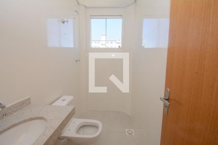 Banheiro Social de apartamento à venda com 2 quartos, 62m² em Novo Riacho, Contagem