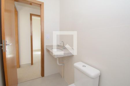 Banheiro Social de apartamento à venda com 2 quartos, 62m² em Novo Riacho, Contagem