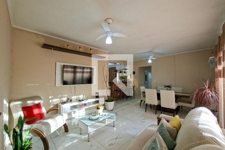 Sala de apartamento para alugar com 3 quartos, 127m² em Vila Caiçara, Praia Grande