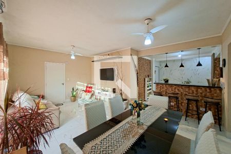 Sala de apartamento para alugar com 3 quartos, 127m² em Vila Caiçara, Praia Grande