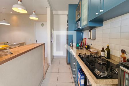 Cozinha de apartamento à venda com 2 quartos, 65m² em Chácaras Campos Elíseos, Campinas