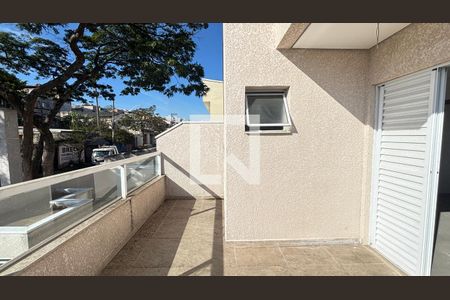 Varanda da Suíte de apartamento à venda com 2 quartos, 67m² em Jardim Santo Alberto, Santo André