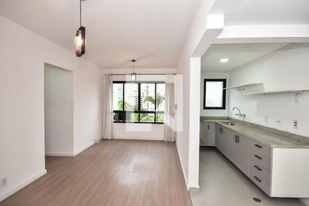 Sala de apartamento à venda com 1 quarto, 47m² em Morumbi, São Paulo