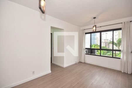 Sala de apartamento à venda com 1 quarto, 47m² em Morumbi, São Paulo