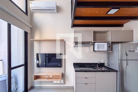 Sala de kitnet/studio para alugar com 1 quarto, 45m² em Vila Madalena, São Paulo
