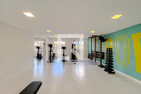 Área comum - Academia de apartamento para alugar com 1 quarto, 32m² em Sé, São Paulo